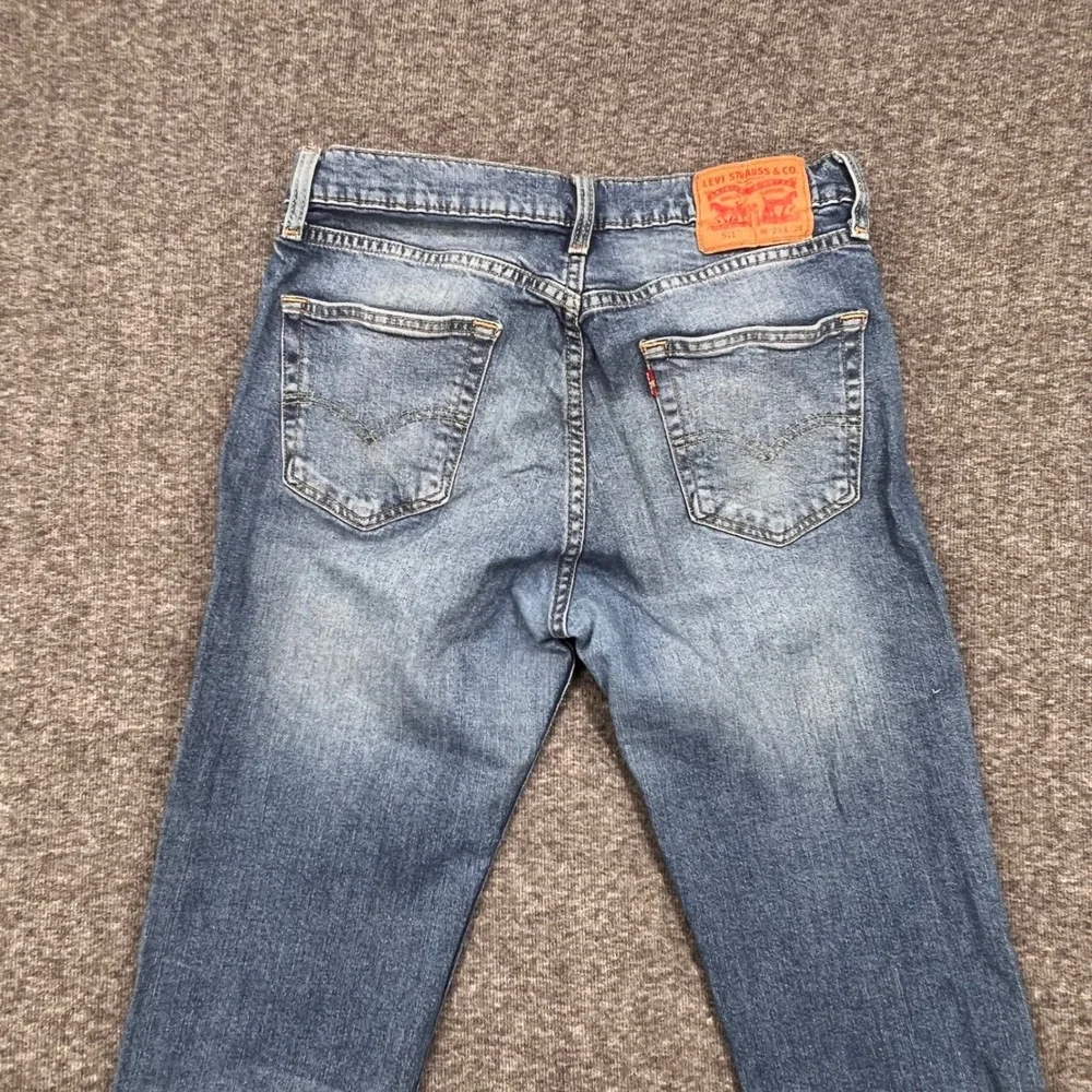Levis 511 Slim Fit Mens Straight Relaxed Jeans 33 Medium Wash Blue‎ Denim Pants